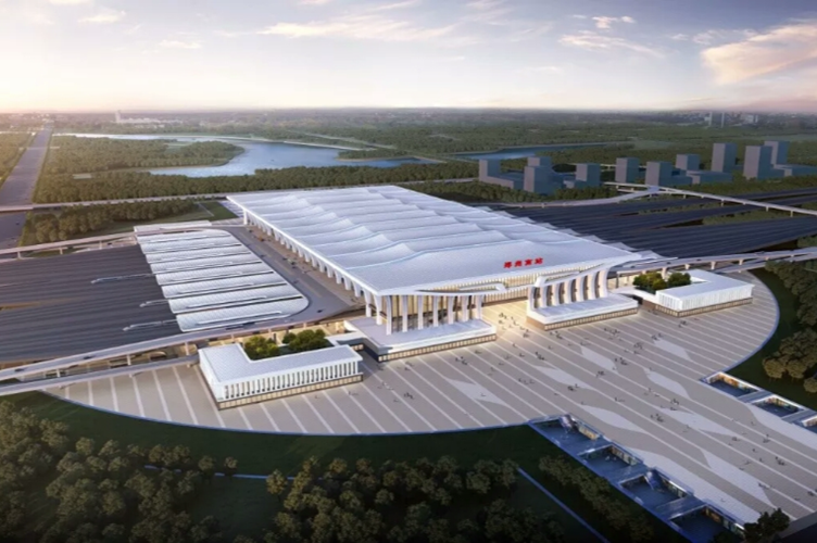 郑州南站建筑形象“鹤舞九州”效果图_副本.png 郑州南站建筑形象“鹤舞九州”效果图_副本.png
